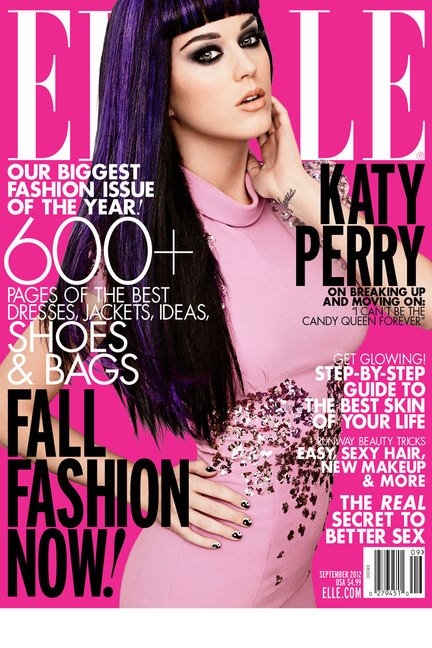 Katy on the Cover of Elle.