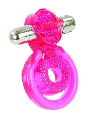Sex Toys for Swingers | Pink Vibrators Cock Rings Dildos Strapons Dongs Liberator Sex Furniture : Dual Clit Flicker - Pink