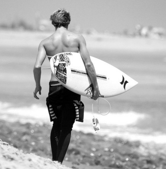 I want to be a surfer.